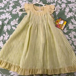 Baby Girl light green Dress.. New with tags
